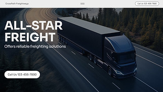 website templates - Freighting Company (Cool)